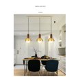thumbnail image 5 of FSLiving 3 Lights Gold Swag Pendant Light with 15ft Plug in UL Cord Island Chandelier Pendant Lighting Fixtures Hanging Ceiling Light for Kitchen Island Gallery Staircas Bar Cloth Store - 1 Set, 5 of 7