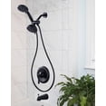 thumbnail image 3 of Wowow Single Handle 7-Spray Shower Faucet 1.8 GPM with Handheld Shower Head Corrosion Resistant in Matte Black, 3 of 5