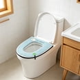 thumbnail image 6 of Toilet Seat Cushion with Handle Fully Covered 18.5x15.75 Inches, Detachable Washable Toilet Cover for All Seasons, Zippered Design, 6 of 6