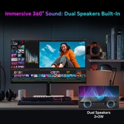 KTC H27T6 27 QHD 210Hz Gaming Monitor, 1440P Monitor with SpeakersFast IPS, 1ms, HDR400, FreeSync & G-Sync Compatible, VESA, Tilt & Swivel & Height Adjustable, 1440P, Black