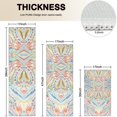 thumbnail image 4 of Multicolor Paisley Pattern Kitchen Rugs Sets Of 3,Kitchen Runner Rugs Non Skid Washable,Decorative Kitchen Floor Mats for Kitchen,Sink,Laundry,17"x30"+ 17"x47" + 17"x59", 4 of 6
