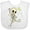 AA-White, variant on Inktastic Cute Dancing Skeleton Boys or Girls Baby Bib