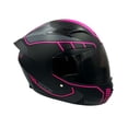 thumbnail image 2 of Casco Para Moto Edge Abatible Negro y Rosa Certificado S, 2 of 5