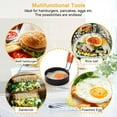 thumbnail image 5 of Professional Egg Ring Set For Frying Shaping Eggs, Round Egg Cooker Rings For Cooking, Stainless Steel Non Stick Mold Shaper Circles For Fried Egg McMuffin Sandwiches, Egg Maker Molds, 5 of 6