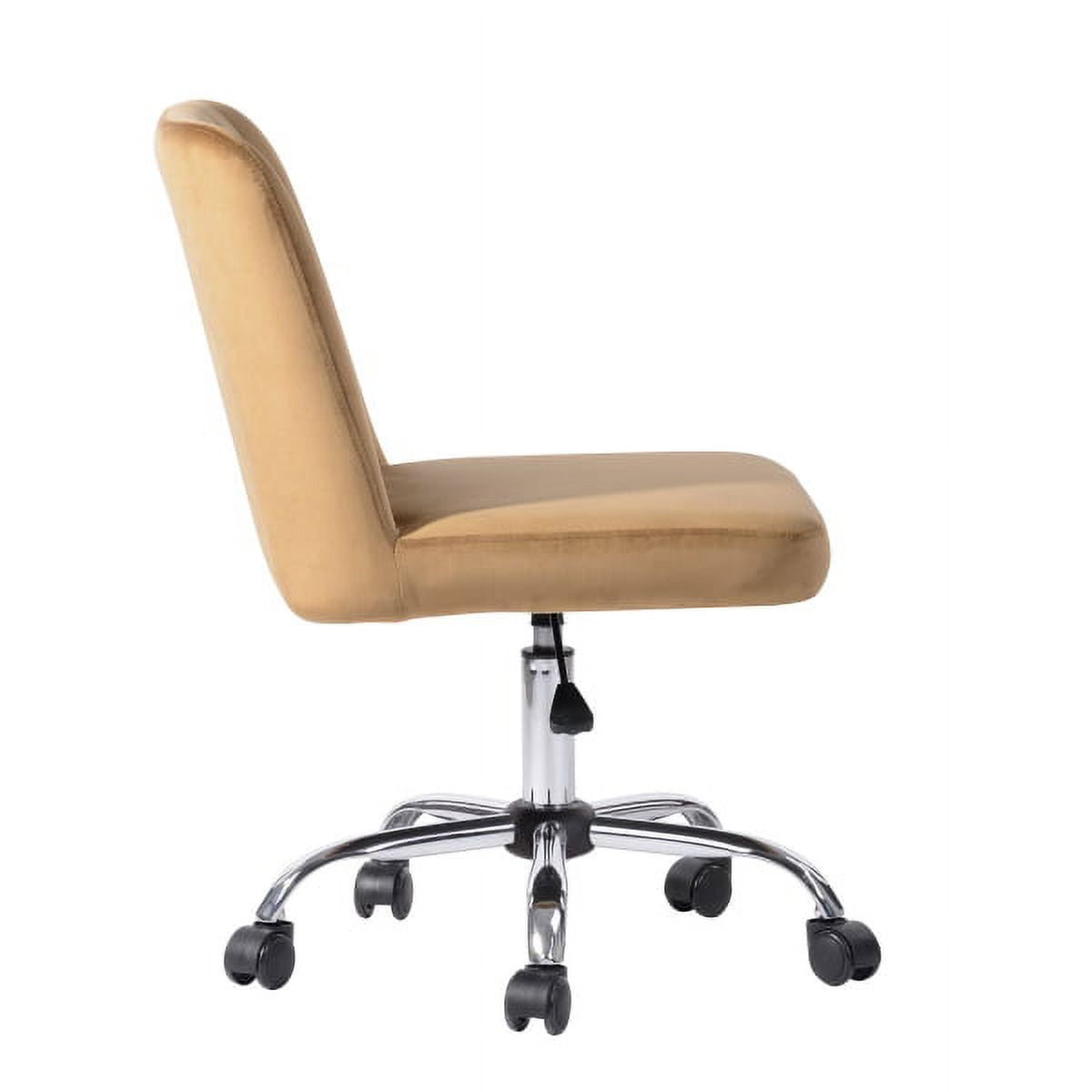 Private Jungle Home Office Chair, Modern Twill Fabric Chair Adjustable Desk Chair Mid-Back Ergonomic Executive Chair-Light Brown Private Jungle Home Office Chair, Modern Twill Fabric Chair Adjustable Desk Chair Mid-Back Ergonomic Executive Chair-Light Brown