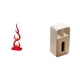 thumbnail image 1 of Figura abstracta de resina con forma de llama, dispensador de pañuelos, escultura moderna, artesanía para oficina, estantería, patio, adorno de escrit, 1 of 8