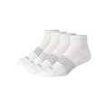 thumbnail image 2 of Hanes Absolute Comfort Men's Ankle Socks Pack, 4-Pair , Cushioned Moisture-Wicking Seamless Toe White 12-14, 2 of 2