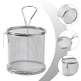 thumbnail image 3 of Mosiee Stainless Steel Strainer Hotpot Filter Colander Silver Stainless Steel, 3 of 9