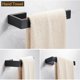 thumbnail image 2 of Jopofi Toallero De Mano De 2 Piezas - Toallero De Acero Inoxidable Sus 304 Espesado Para Pared De Baño Anillo De Toalla De Diseño Moderno Rectangular De 8" Toallero De Mano Contemporáneo - Negro Mate, 2 of 5