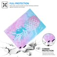 thumbnail image 5 of Dteck Flip Case for iPad 9th Gen/iPad 8th Gen/iPad 7th Gen/iPad Air 3, Folio Case Auto Wake Sleep Smart Cover with Card Slots/Stylus Holder, Multi-angle Standing, 14# Pineapple, 5 of 6