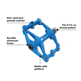 thumbnail image 3 of Ozark Trail Aluminum Mountain Bike Pedals, Compact and Durable, Blue, 3 of 10