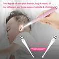 thumbnail image 4 of For Baby Ear Wax Cleaner LED Light Ear Cleaning Earpick Earwax Remover Luminous Ear Curette Light Spoon Health Care Tool For Kids, 4 of 6