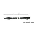 thumbnail image 2 of Uxcell 48mm Dart Shafts, 2BA Thread Aluminum Dart Stems - 6 Pack (Black), 2 of 5