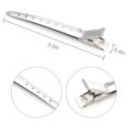 thumbnail image 3 of 30 Packs Hair Clips Duck Bill Clips, Rustproof Metal Curl Clips with Holes for Hair Styling (Siver (30 Pack)), 3 of 5