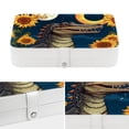thumbnail image 4 of Crocodile PU Leather Jewelry Stand Bracelet Holder Organizer Box with Removable Compartment, Portable, 4 of 6