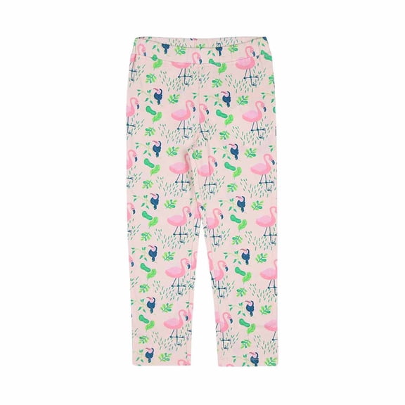 Girl Leggings - Flamingo Forest