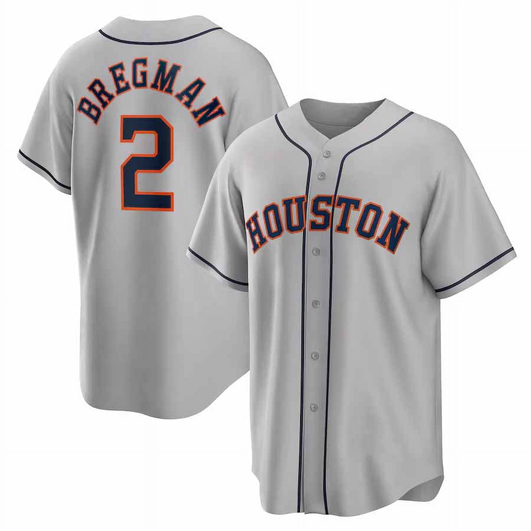 Youth Houston Astros Alex Bregman Jersey 2# Baseball Jersey Player