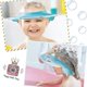 thumbnail image 3 of Shower Cap For Kids, Adjustable Baby Shower Hat Hair Washing Shield For Ears Eyes, Waterproof Soft Silicone Shower Cap, 3 of 5