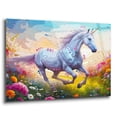 thumbnail image 2 of Epic Art 'Galloping Unicorn'  by Dean Russo Acrylic Glass Wall Art, 36" x 24", 2 of 8