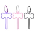 thumbnail image 1 of Pet Poop Clip Pink 3Set 4.5x2.6x0.2In, 1 of 1
