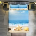 thumbnail image 5 of Ocean Beach Set Duvet Cover Themed Multicolor Polyester Bedding Set Duvet Cover for Twin Size, 5 of 6
