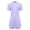 Purple, variant on renvena Kids Girls 2 Piece Swimsuit Rash Guard Beachwear Short Sleeve Swimwear with Swim Skirts Set A Black 3XL