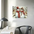 thumbnail image 3 of Nawypu Christmas Snowman Decoration Poster - Home Bedroom Living Room Wall Canvas Picture Print Decoration Canvas Painting Posters And Prints Wall Art Pictures for Living Room Bedroom Decor, 3 of 4