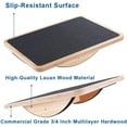 thumbnail image 3 of StrongTek Professional Wooden Balance Board, Rocker Board, Balancing Board for Under Desk, Anti Slip Office Wobble Boards, 3 of 7