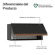 thumbnail image 3 of Alacena Gabinete Superior Cocina Madesa Reims 70cm, 3 of 8