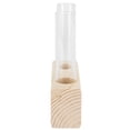 thumbnail image 3 of Test Tube Plants Vase, Retro Style Design Wooden Vase Decor  For Living Room, 3 of 8