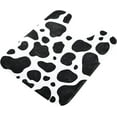 thumbnail image 2 of Coolnut Black & White Cow Anti-Slip Ultra Absorbent Durable Bath Rug with Rubber Backing,24"x16", 2 of 7