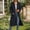 Blue, variant on Abomasnow Womens Zip up Fleece Hoodies Long Fleece Knee Length Sweatshirt Fall Fashion Zip Open Front Knit Coatigan Outerwear