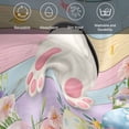 thumbnail image 6 of Easter Cloth Napkins, Colorful Wooden Grain Easter Bunny Eggs Farmhouse Flower Washable and Reusable Dinner Napkins Set of 8, Table Napkin for Kitchen Party Birthday Wedding Hotel 20"x20", 6 of 9