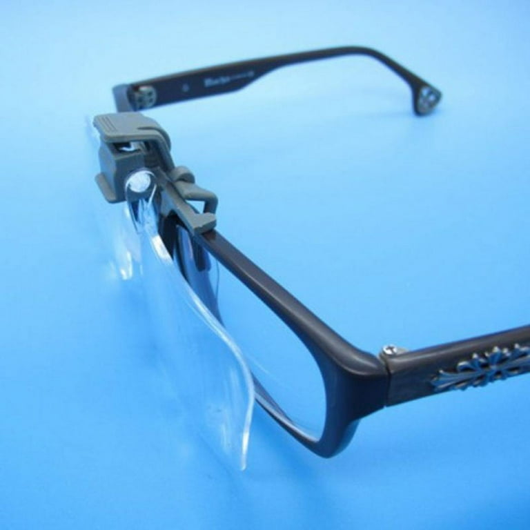 Clip On Flip Up Reading Glasses with Small Lens Adds +1.00 to +5.00