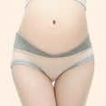 thumbnail image 3 of Fengqque Maternity Bottom Panty Fits Tummy Knickers Low Waist V Shaped Cotton Pregnancy Postpartum Pes, 3 of 7