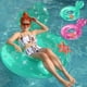 thumbnail image 1 of Anillo de natación de sirena transparente para niños y adultos, juguete inflable, flotador circular, hamaca de agua para playa y piscina, 1 of 3