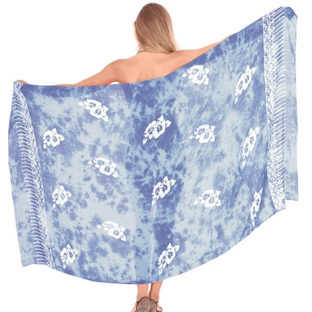 HAPPY BAY Rayon Womens Tropical Bathing Suit Swimwear Tie Pareo Beach Sarong