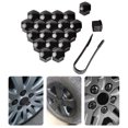 thumbnail image 4 of 20 piezas de tapas de tuercas de rueda de coche, cubierta de tornillo de cubo automático Universal, reemplazo de tuercas de neumáticos a prueba Vehículos, repuestos y accesorios Mis Negro 21mm Kenally VI014416-03, 4 of 6