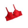 thumbnail image 2 of INSPIRE CHIC Women's Plus Size Full Coverage Padded Floral Underwired Bra, 2 of 6