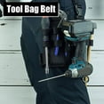 thumbnail image 7 of Tool Pouch with Belt Clip, Leg Tool Bag with Cell Phone Holder, Black Leg Pocket Pouch for Electricians, DIYers, Automotive Technicians & Craftsmen, 7 of 7