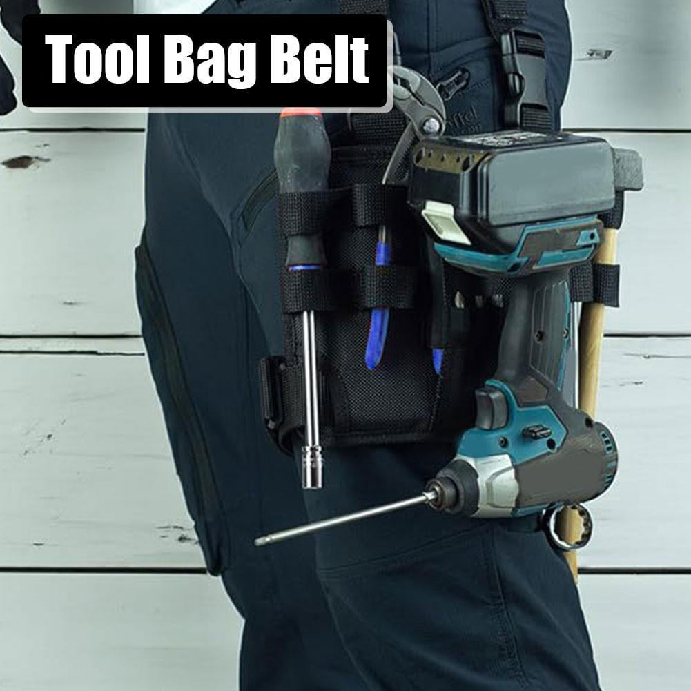 Wmool Tool Pouch with Belt Clip Tool Bag for Leg Leg Pocket Pouch Tool Holder for Electrician DIY Automotive Craftsman Cell Phone Holder Walmart