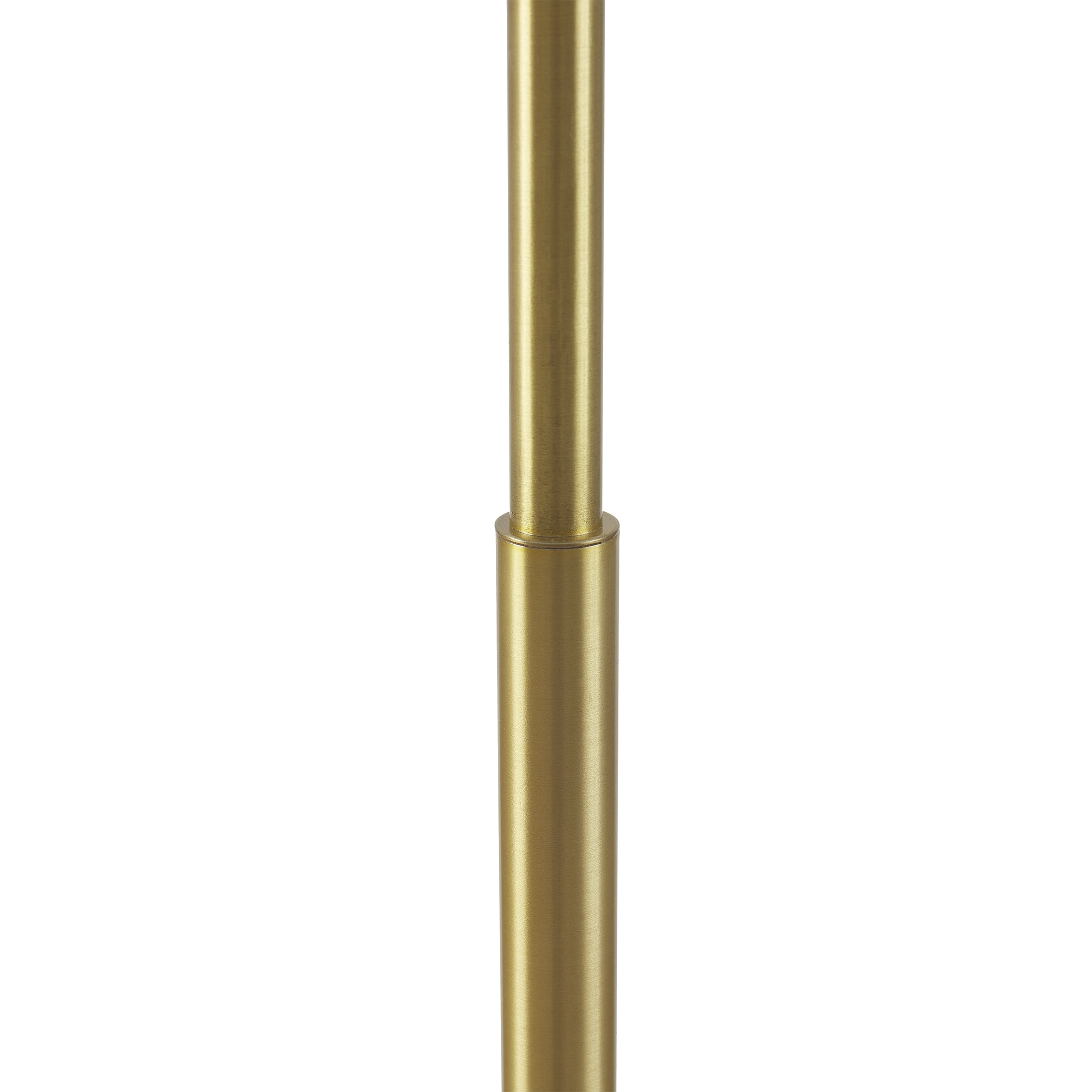 Better Homes & Gardens 62" Modern Pull-chain Brass Floor Lamp with Brass Dome Shade