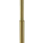 Better Homes & Gardens 62 in Modern Pull-Chain Brass Floor Lamp with Brass Dome Shade