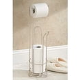 thumbnail image 2 of InterDesign 68717 6.5 x 23.75 in. Porte-Papier Toilette Debout Libre Classico - Satin, 2 of 4