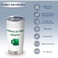 thumbnail image 2 of Accountant Mug Gifts-Accountant Funny Cups- Freak In The Sheets Excel Mug-Excel Shortcut -Stainless Steel Tumblers Gifts for Accountant, na CPA,CFO, Coworkers, Men, Women Tumbler 20 oz, 2 of 6