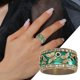 thumbnail image 5 of Con Zirconia Anillo Aniversario Cumpleaños Joyería Regalos para Mujeres Niñas, 5 of 8