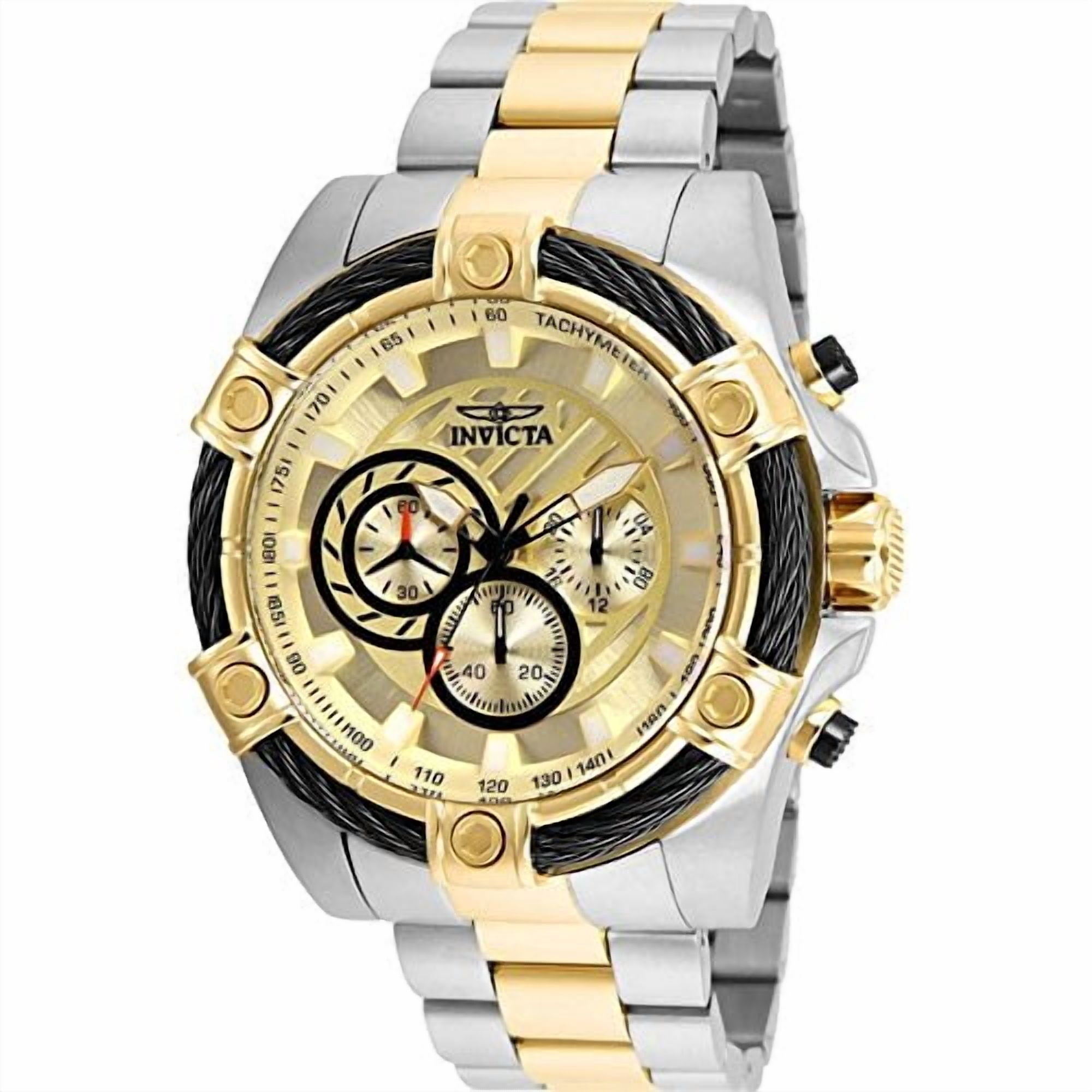 Invicta Men's 25518 'Bolt' Quartz Chronograph Stainless Steel Watch