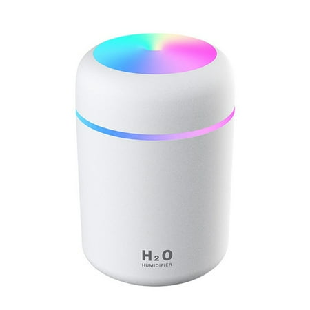 

Colorful Mini Humidifier USB Desktop Humidifier for Office Bedroom Etc. (with 4 Spare Cotton Swabs)-A