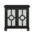 thumbnail image 3 of OakvillePark Newhalem Wood Storage Accent Cabinet, Black, 3 of 6