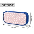 thumbnail image 3 of Uemuo Rabbit And Cloud Printed Pencil Pen Case, Portable Pencil Pouch with Zipper, Compact Stationery Bag Makeup Bag, Pencil Bag for Home Office, 3 of 9